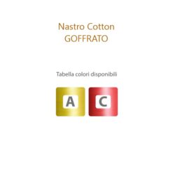 nastro cotton goffrato sr 170 C tab