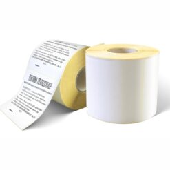 Bobina da Etichette Adesive - (Stampa colore nero)