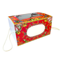 foto SCATOLA ROSSA CON FINESTRA