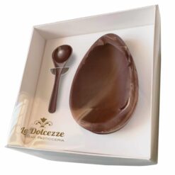 Scatola porta mezzo uovo e porta cucchiaino con coperchio in PVC