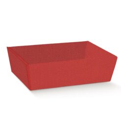 Vassoio conico Lino Rosso