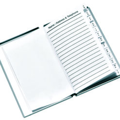 Mini rubrica in alluminio