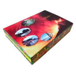 Scatola Folkloristica 2 kg., automontante con foto Sicilia