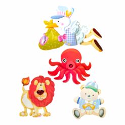 I Decorosi in carta grandi con adesivo sul retro