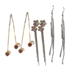 Orecchini lunghi con Strass