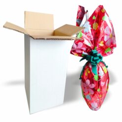 Scatola bianca per trasporto 22,5x22,5x h 43 cm