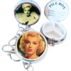Porta Pillole con Portachiavi Marilyn