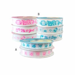 Nastro Nascita Bambina/Bambino (rigato mm 10x4 mt)