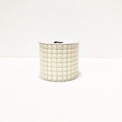 Nastro Strass- Bianco (cm 4x1 mt)