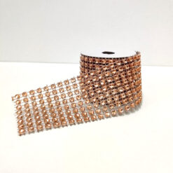 Nastro Strass -Rame (cm 4x1 mt )