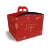 scatola Porta Panettone "Merry Christmas" - Rosso