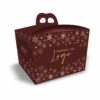 Scatole Porta Panettone "Merry Christmas" – Marrone
