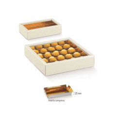 Quadretto + Fascetta + inserto 25 mm