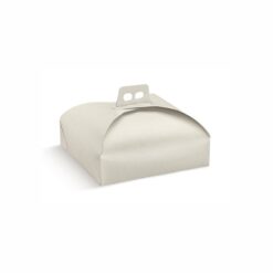 Porta Torta pelle bianco - piccolo