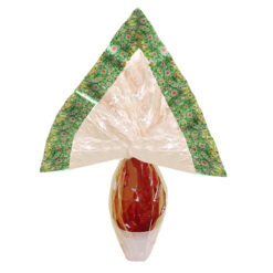 Incarti in Polipropilene -Trasparente con margherite- cm 100x100 ( conf. da 10 kg )