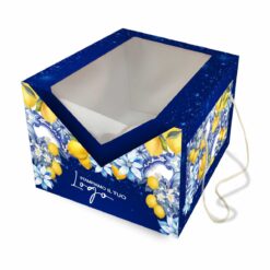 Scatola porta panettone Natalizia con finestra "Exclusive"