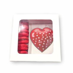 Scatola Cuore e Macarons