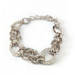 Bracciale Metallo con Strass