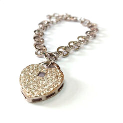 Bracciale Metallo con Strass