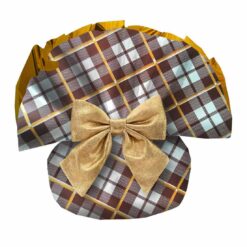 Cerchi Scozzese panna bicolor /oro